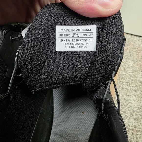 NWB SALOMON 415196 SPEED ASSAULT 2 Men's Tactical Boot Black - Picture 9 of 9